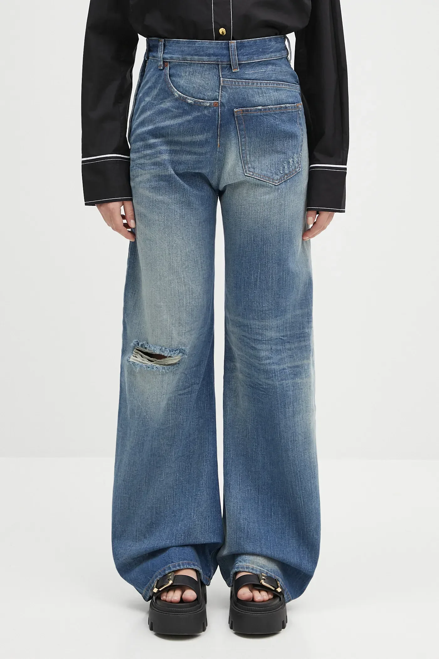 Jeans Twist Wide Leg 5 Pockets