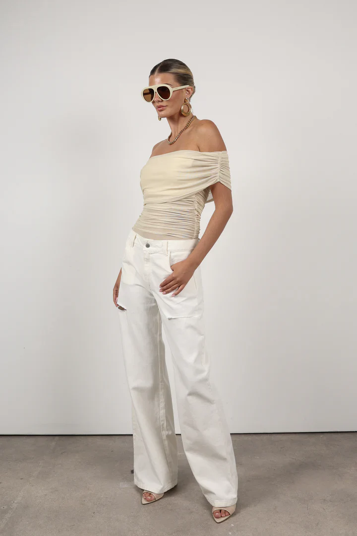 Jeans Zaha Blanco