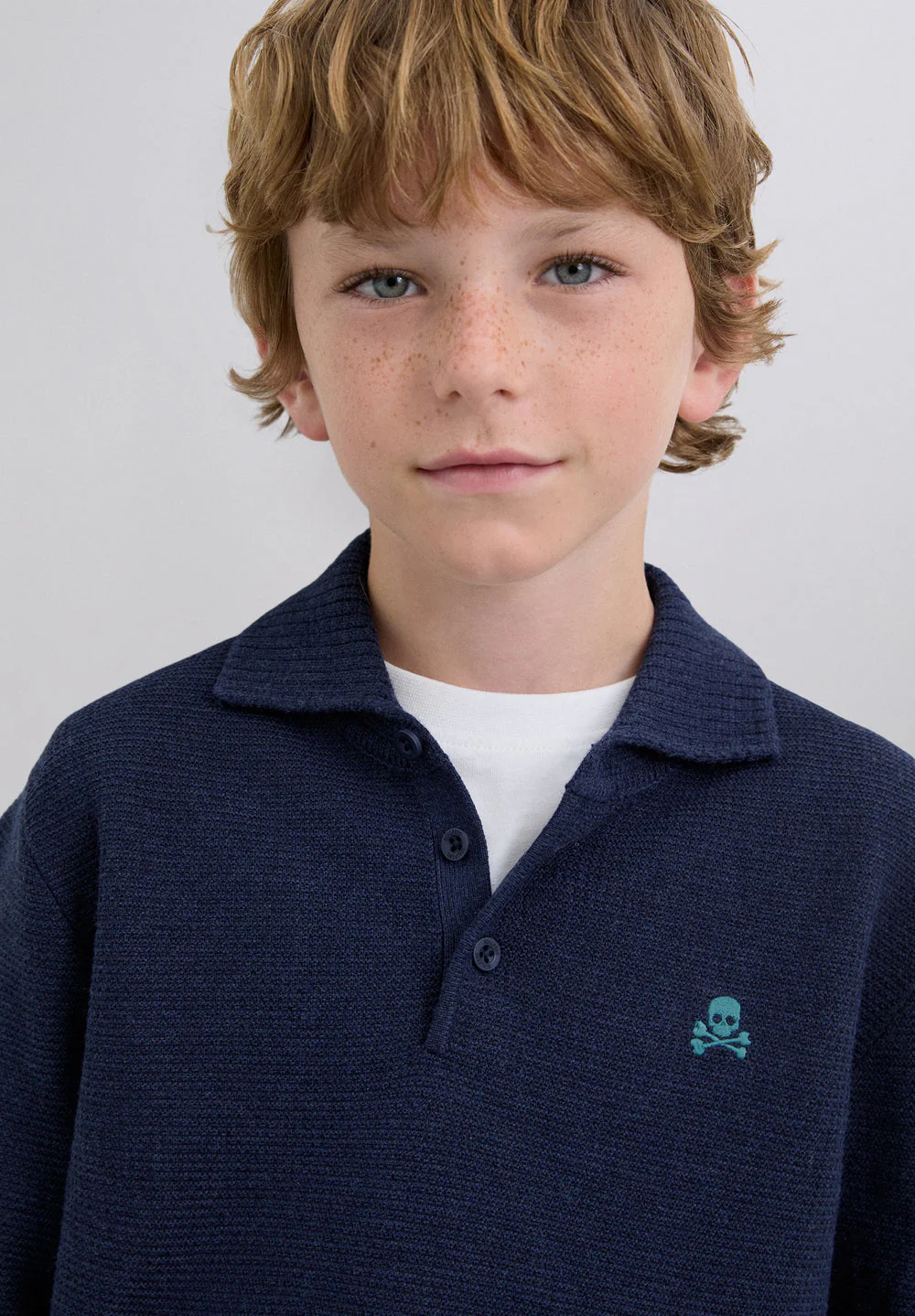 Jersey Sc Kids Tipo Polo Tricot - Image 6