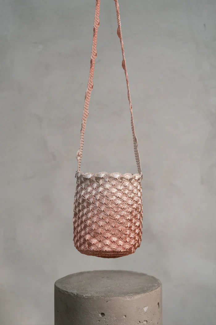 Kaia Seashell - Long Strap - Plata Y Oro