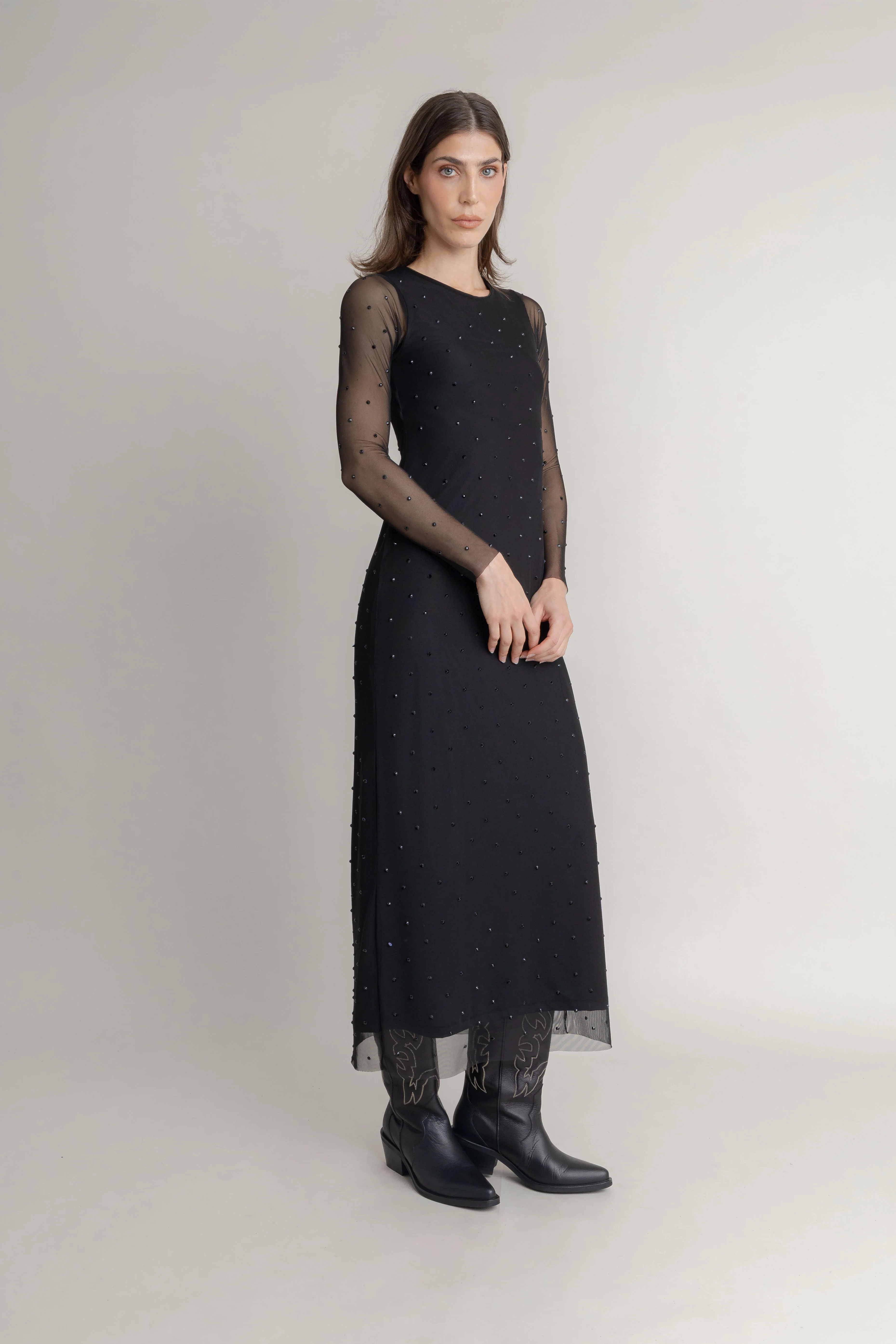 Maxi Vestido Con Taches - Image 3