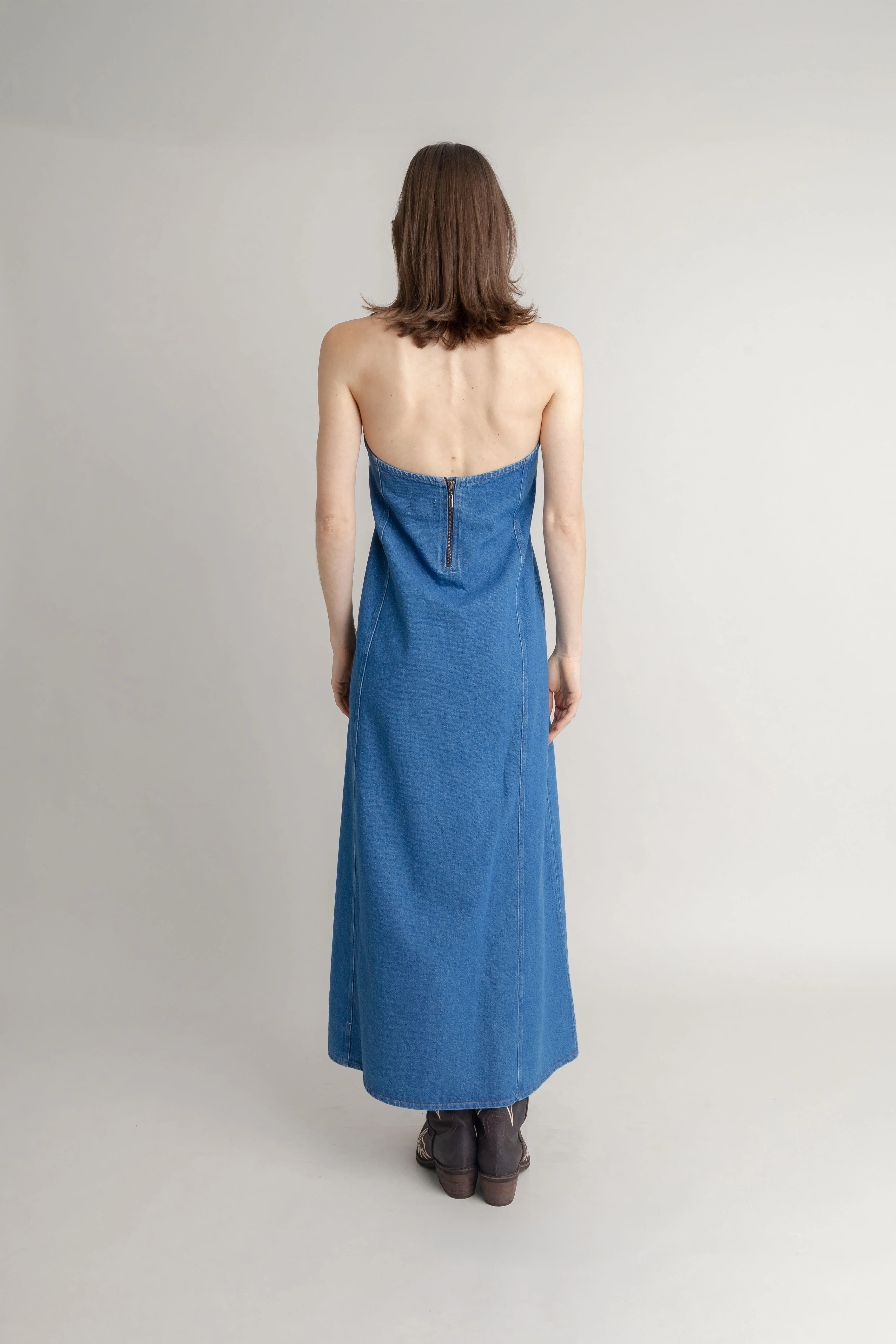 Maxi Vestido De Jean - Image 3