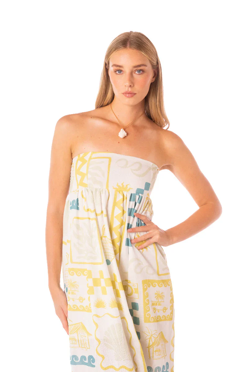 Maxi Vestido Gera Coast Citrus Print - Image 2