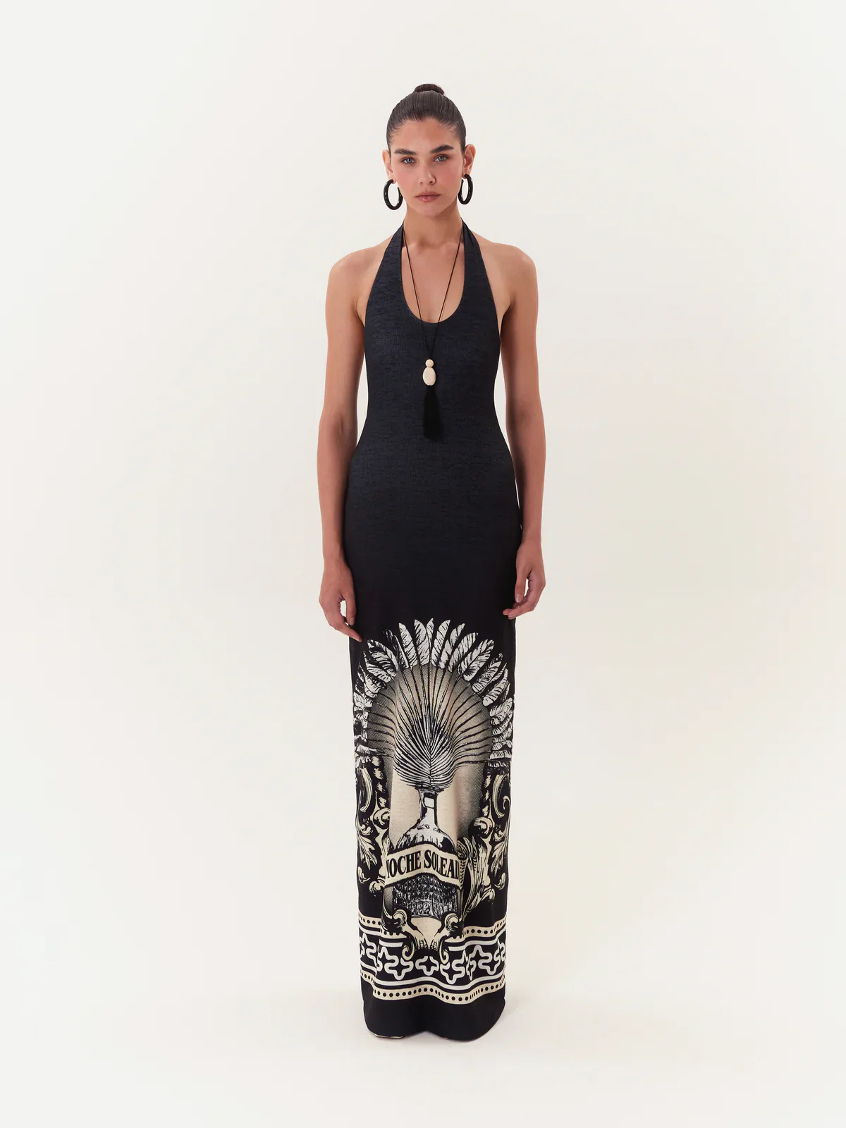 Maxi Vestido Halter Solar