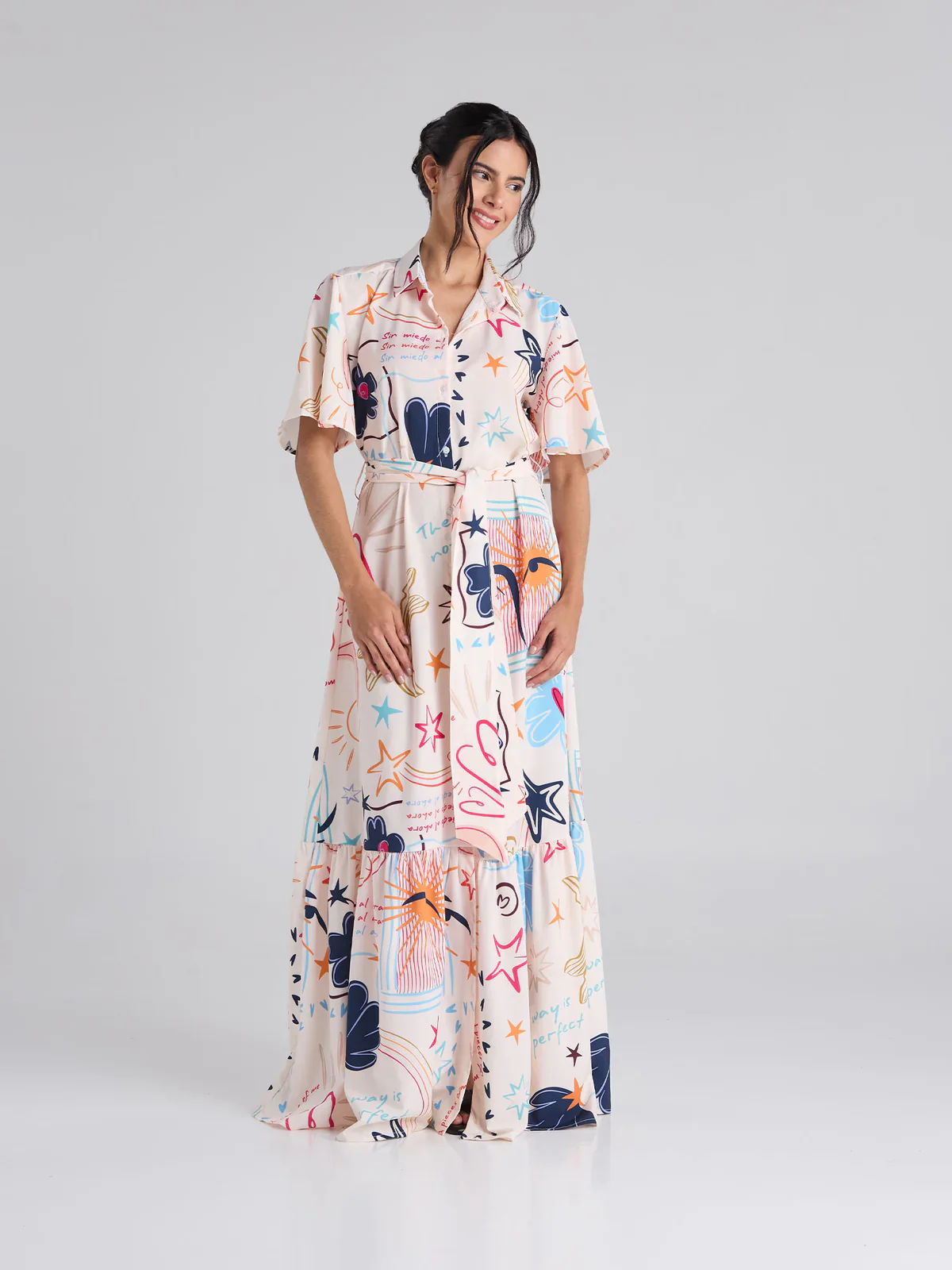 Maxi Vestido Happy Life