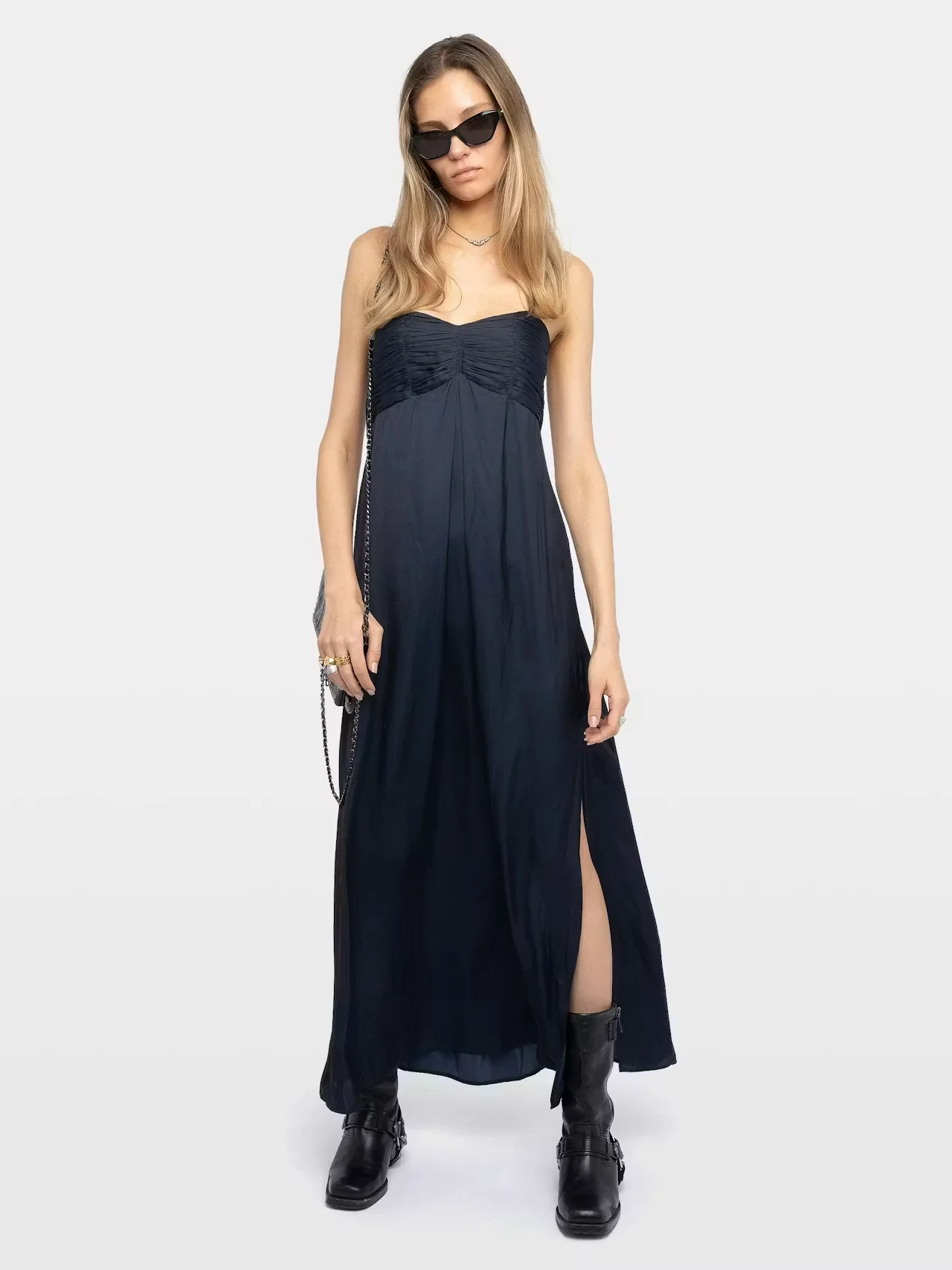 Maxi Vestido Rippie Satin - Image 2