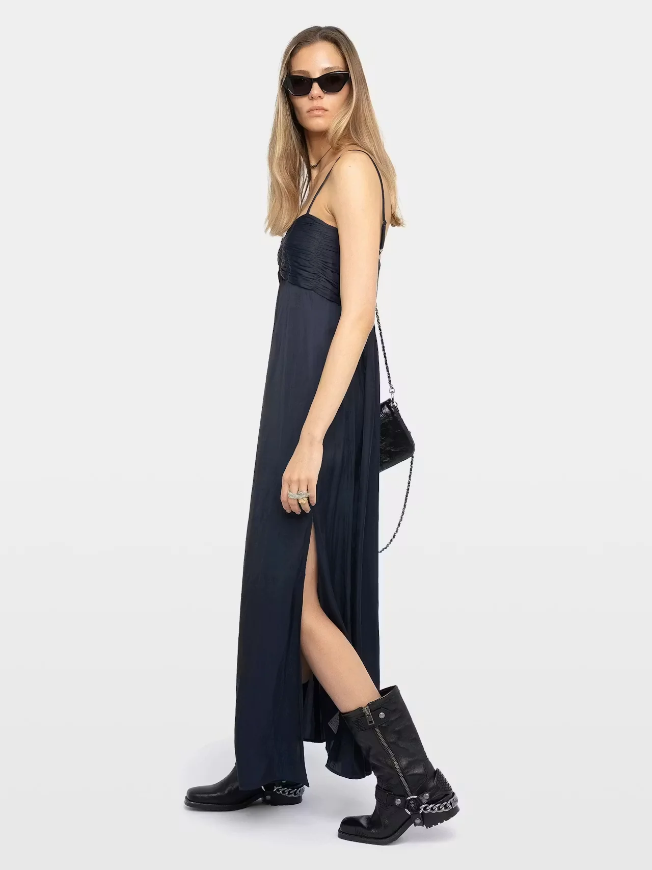 Maxi Vestido Rippie Satin - Image 3