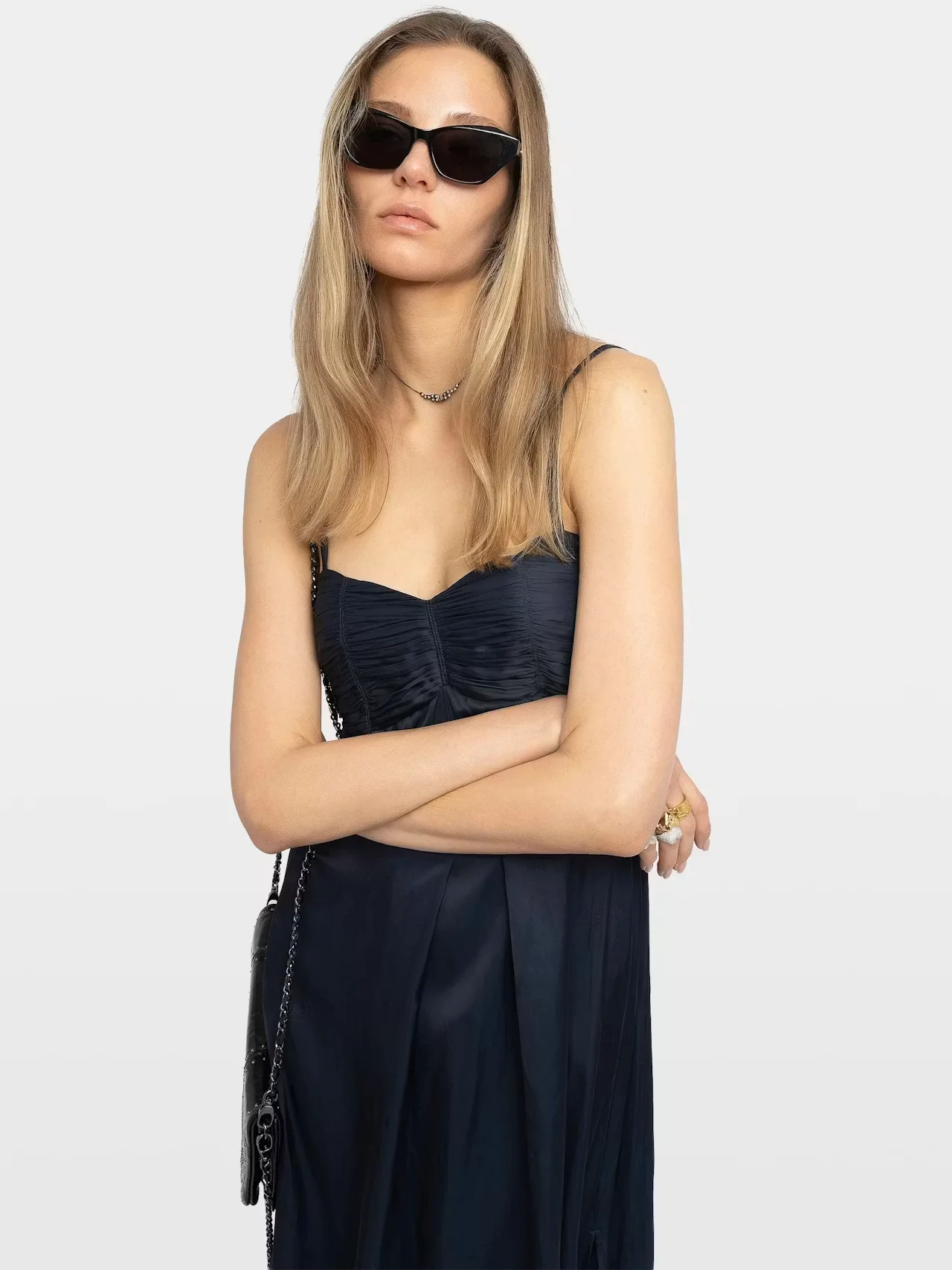 Maxi Vestido Rippie Satin - Image 5