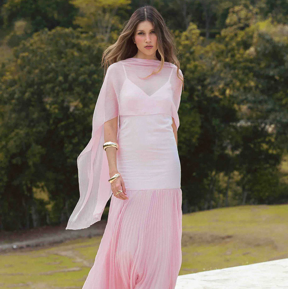 Maxi Vestido Rosa