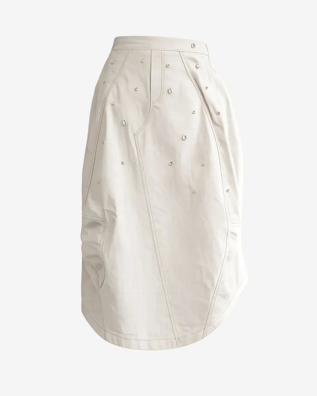 Midi Falda Breze Gems Ivory - Image 6