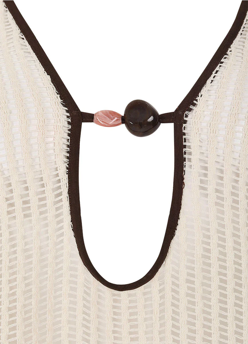 Mini Vestido Ida Coast Knit Blush - Image 4