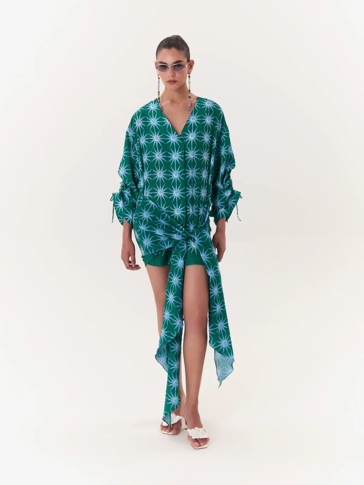 Mini Vestido Wrap Solar - Image 3
