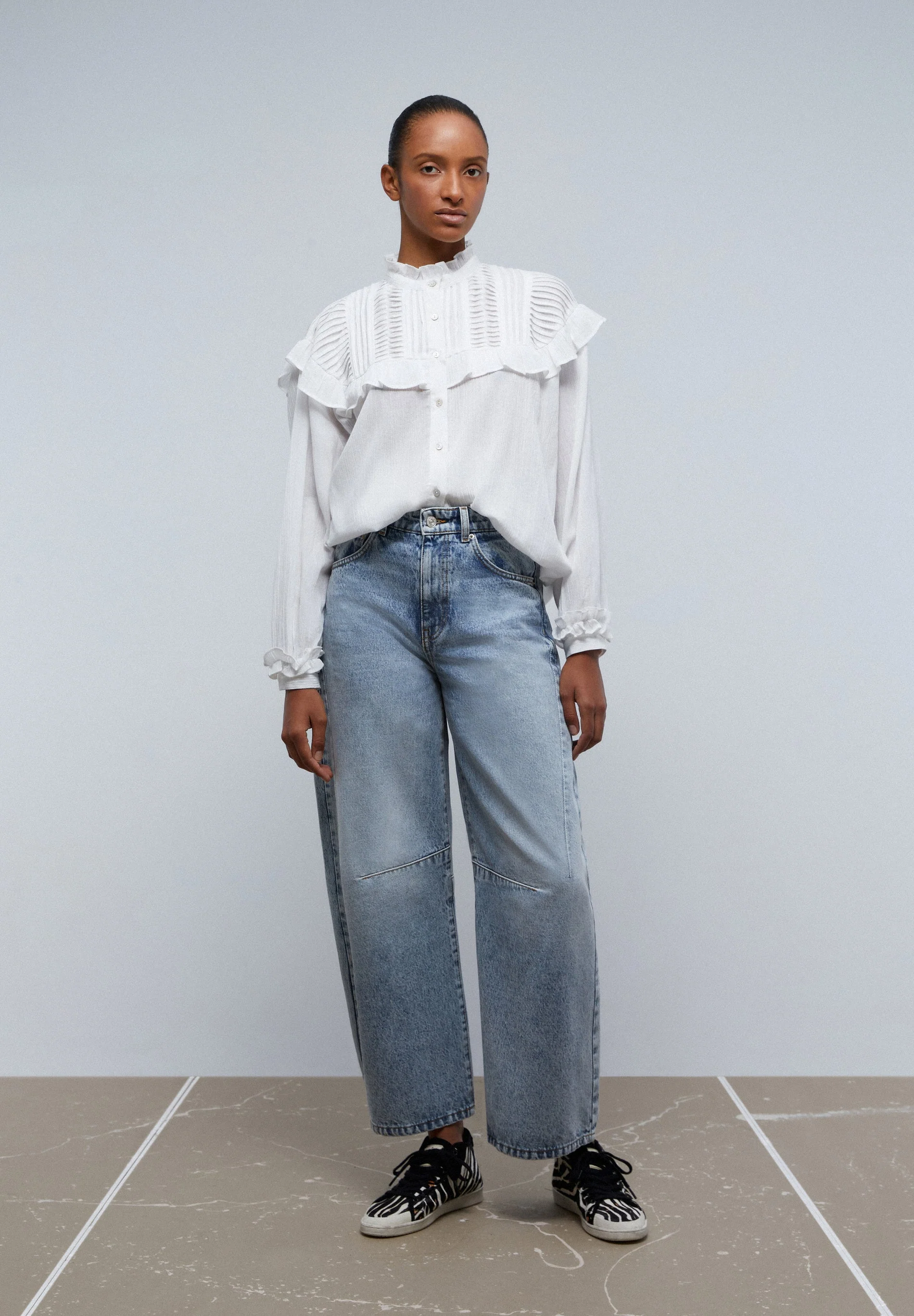 Pantalon Ballon Denim