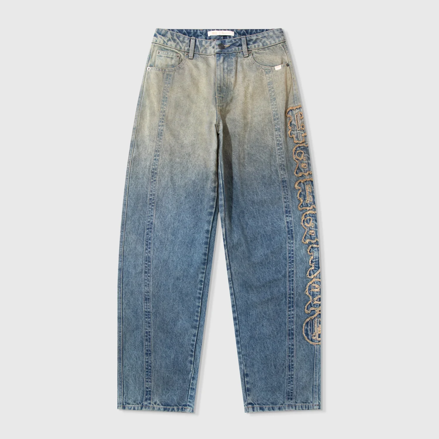 Pantalon Barrel Denim Washed Mujer - Image 4