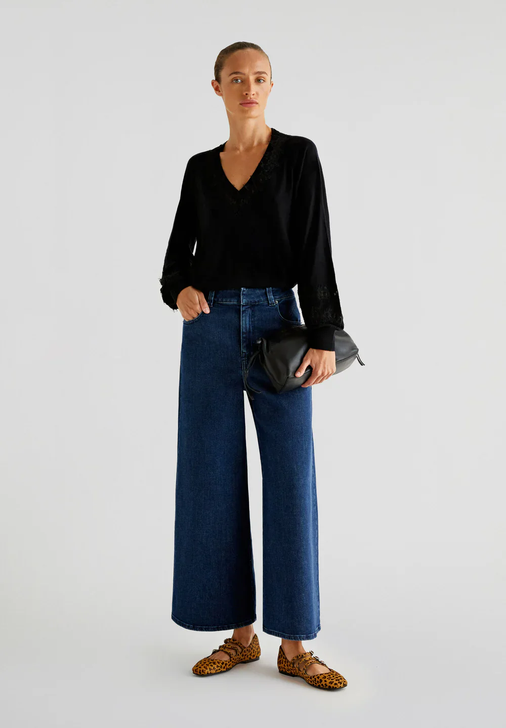 Pantalon Denim Culotte - Image 2