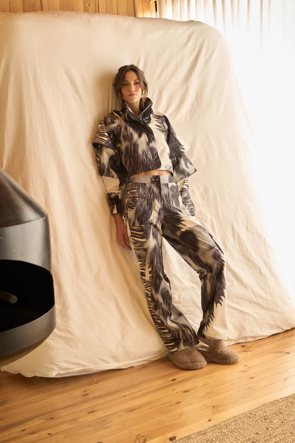 Pantalon Fur Brownish - Image 2