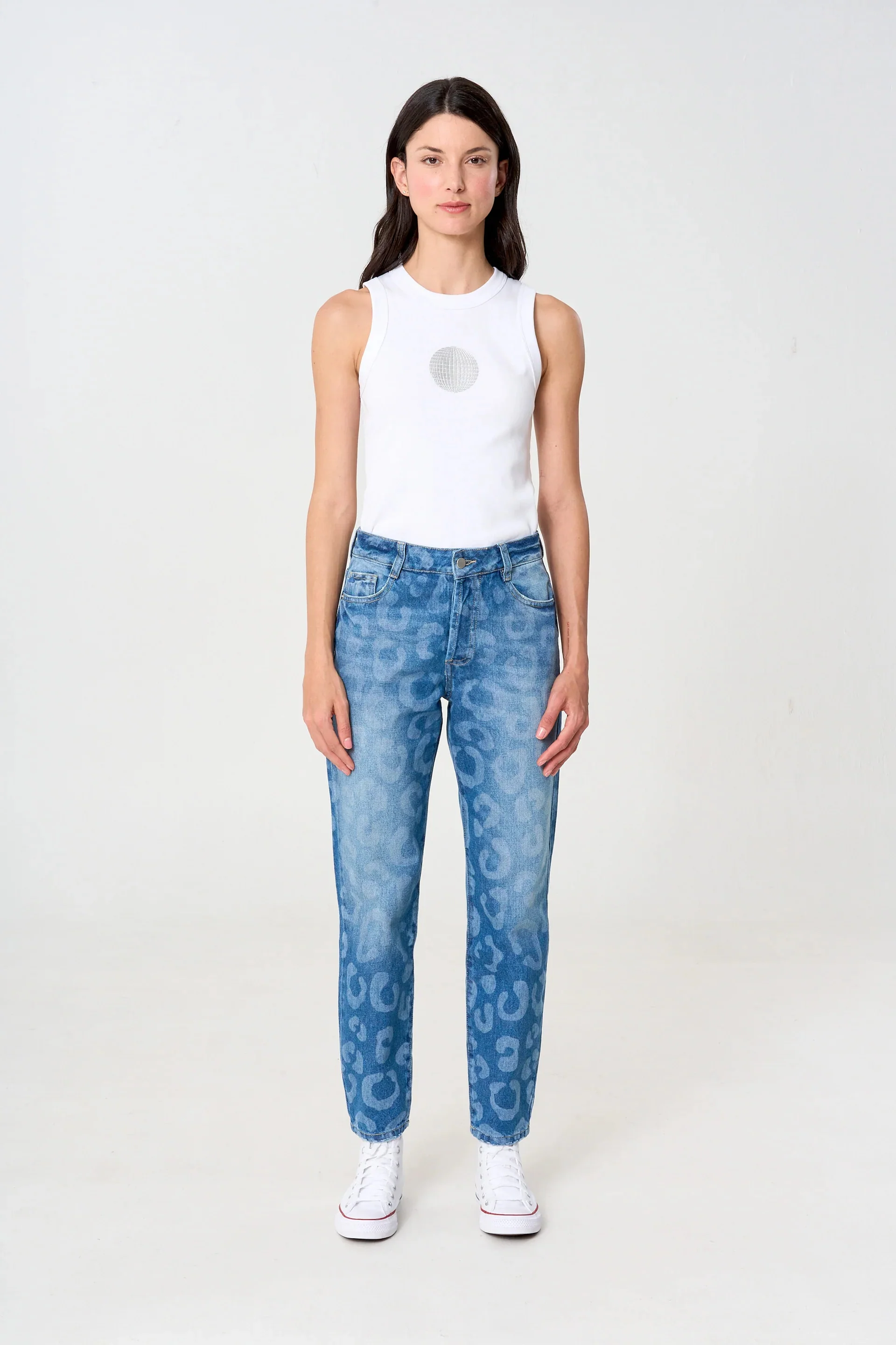 Pantalón Mom Leopardo