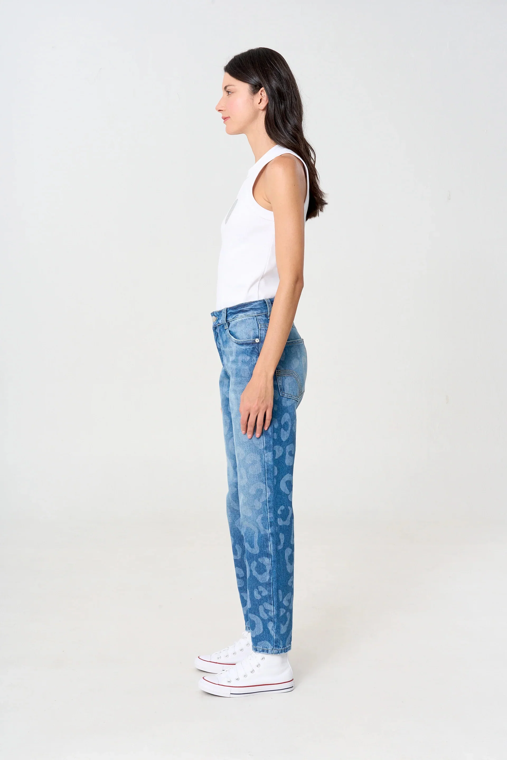 Pantalón Mom Leopardo - Image 2