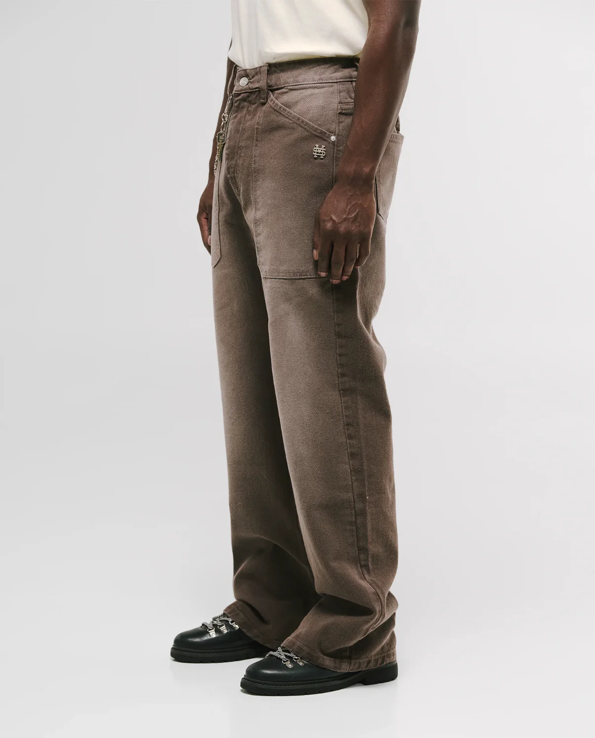 Pantalon Pocket Straight Distressed Brown - Image 3