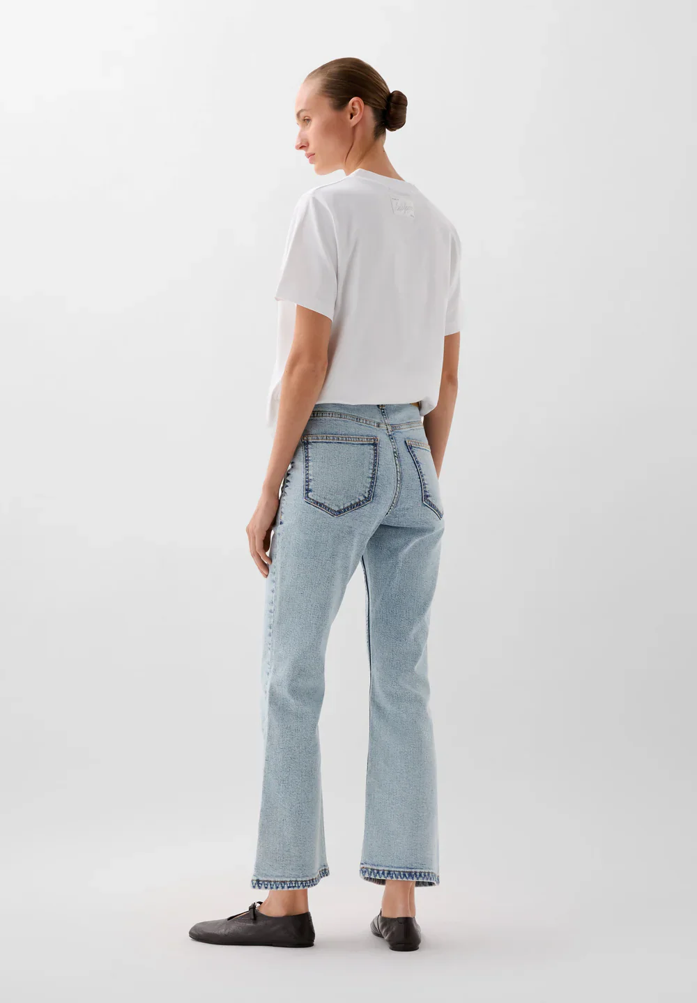 Pantalon Scankle Stitching Denim - Image 3