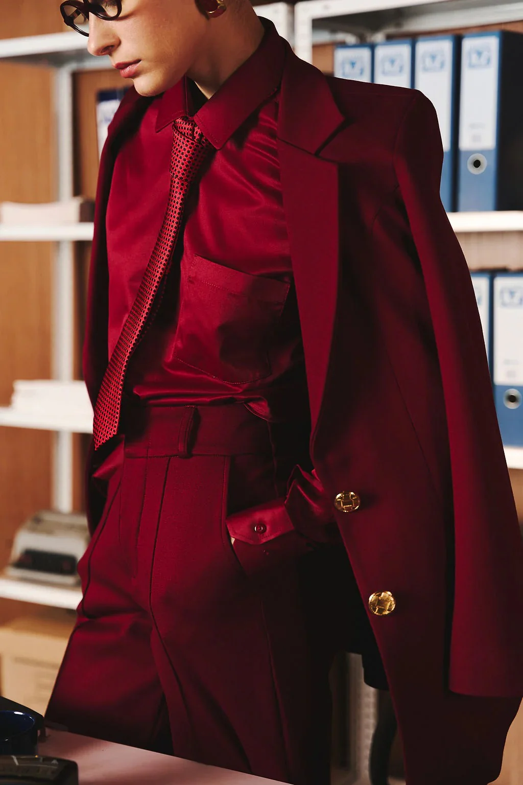 Pantalon Serie 88 Burgundy - Image 2