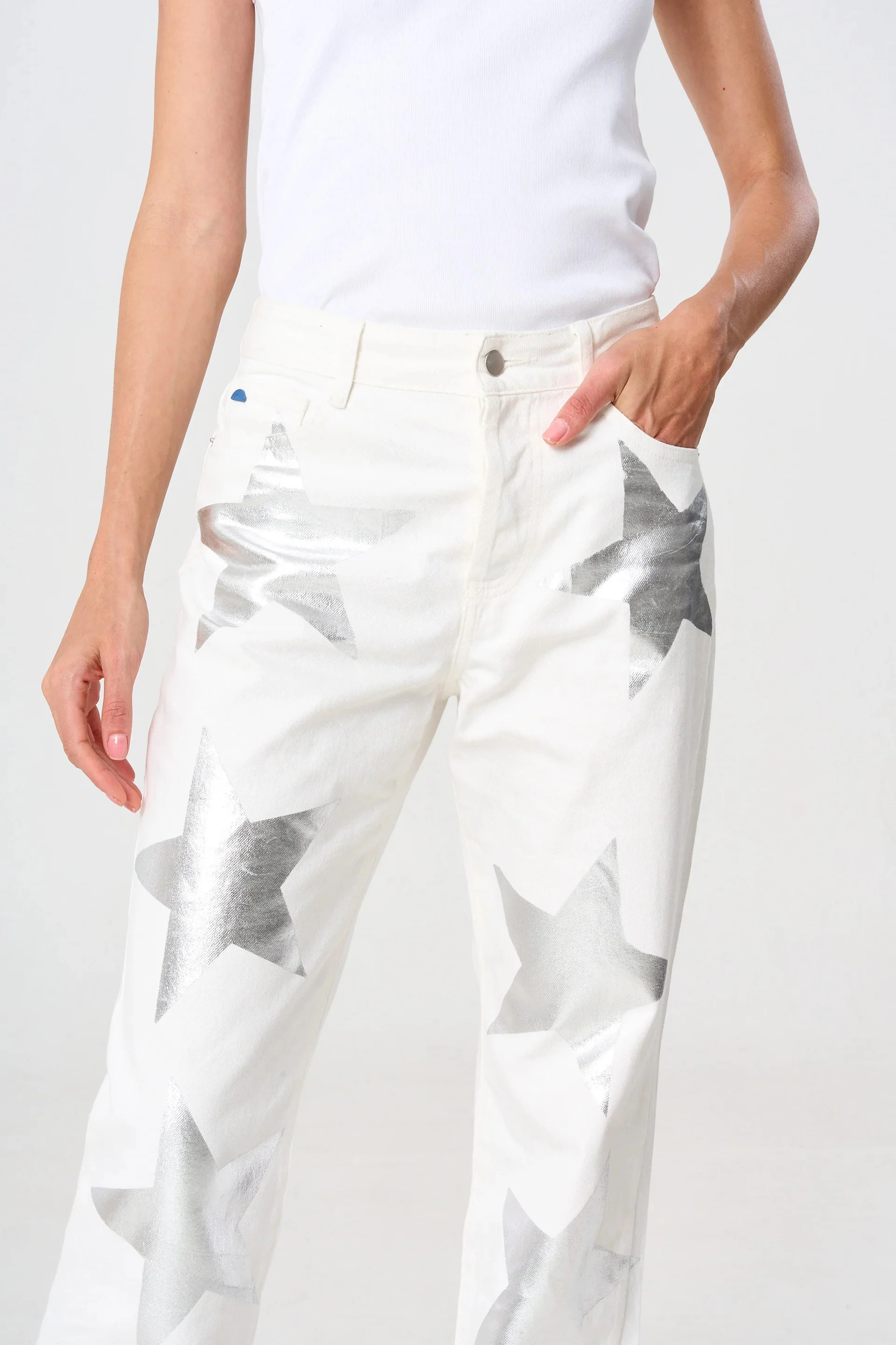 Pantalón Straight Estrellas - Image 2