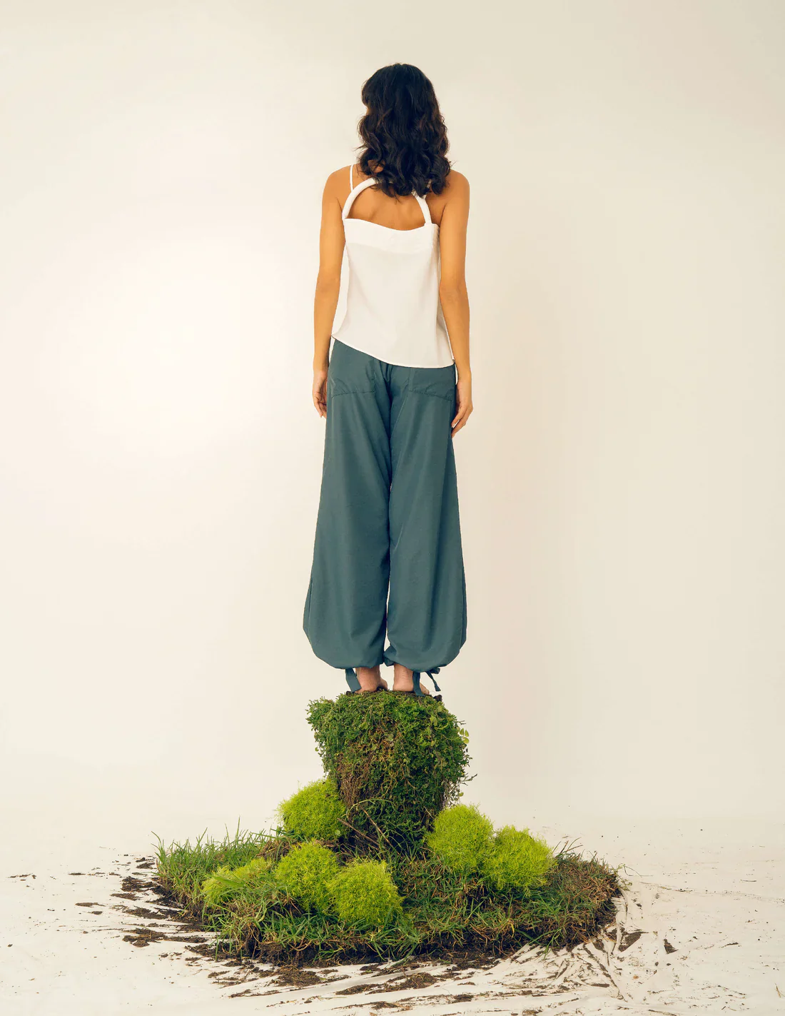 Pantalon Trapezoida Deep Forest - Image 2