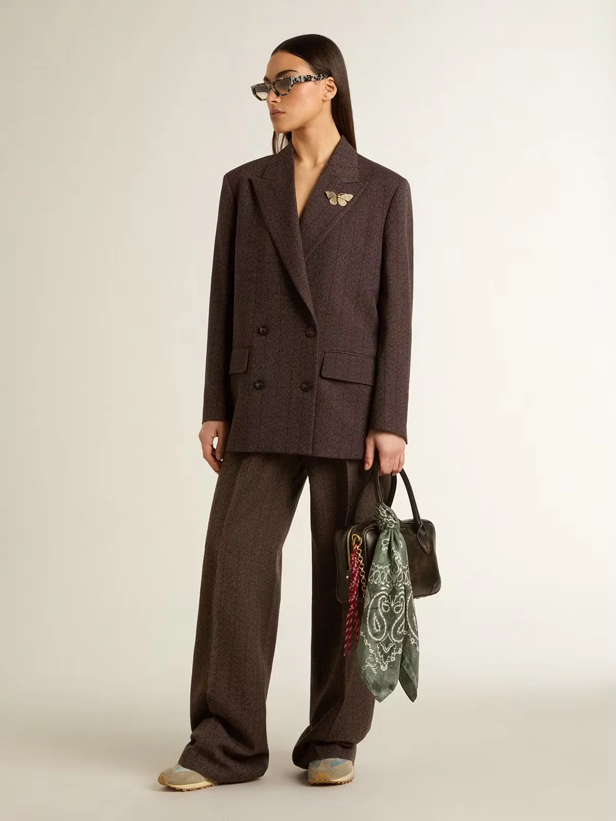 Pantalon Wide Leg Naomi Pinstripe - Image 4