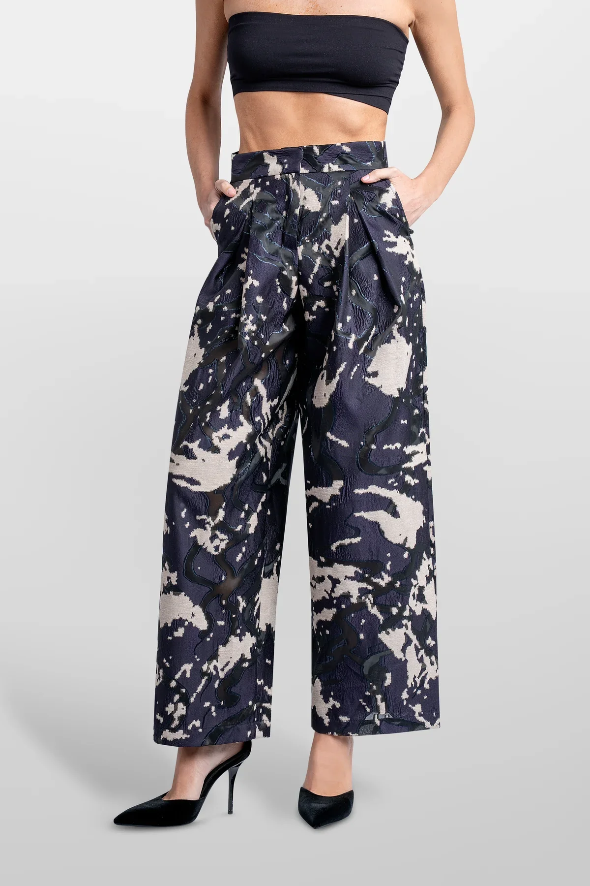 Pantalones Jacquard Noa