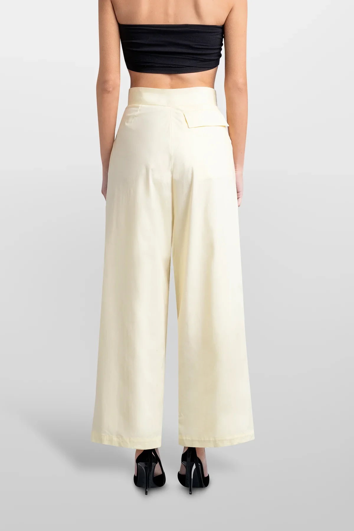 Pantalones Palazzo Poplin Noa - Image 3