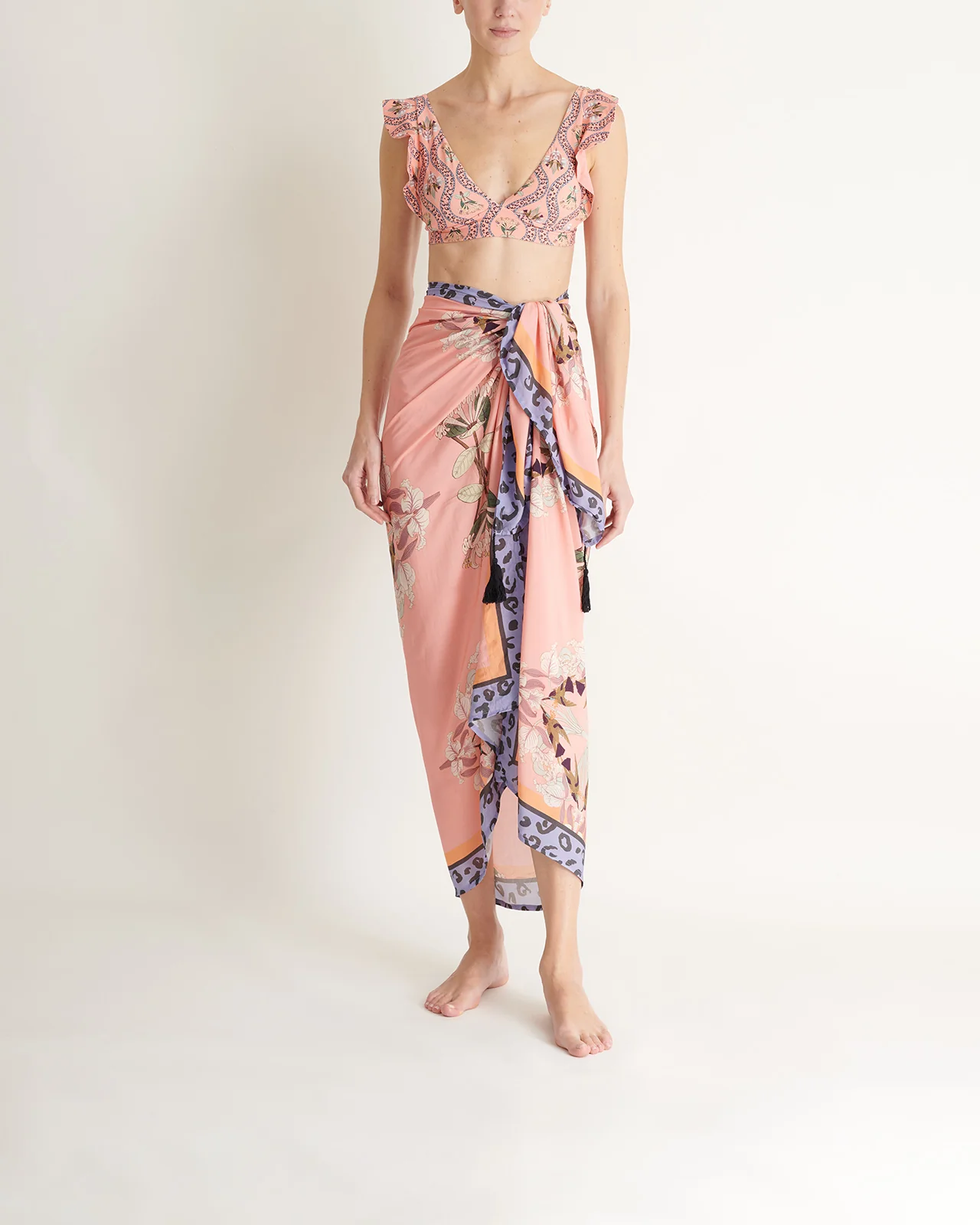 Pareo Tangerine Jungle Orchid The Must