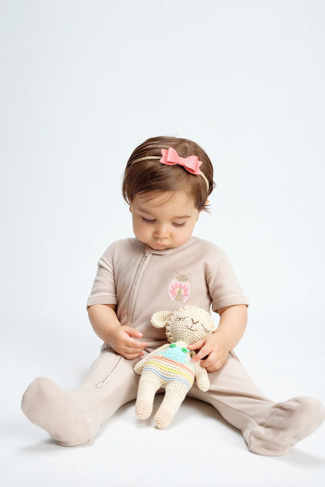 Pijama Floral Mariquita Arena - Image 8