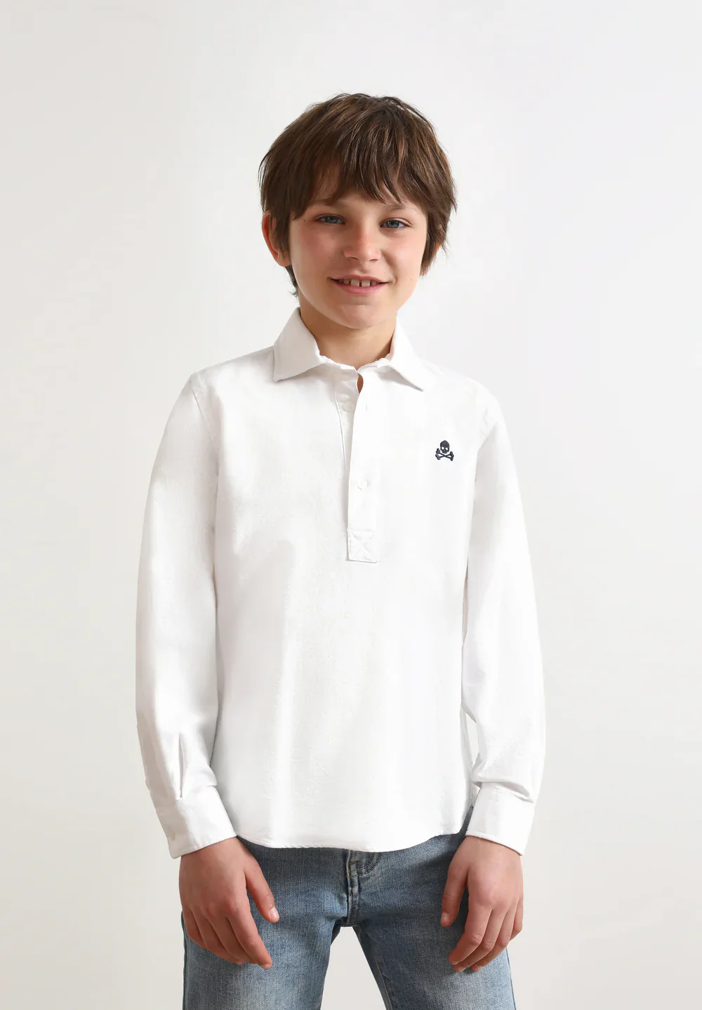 Polera Sc Kids Oxford Calavera Contraste - Image 2