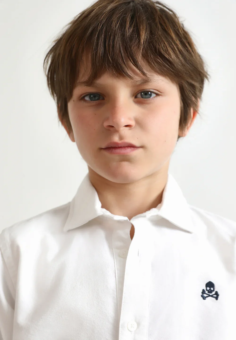 Polera Sc Kids Oxford Calavera Contraste - Image 4