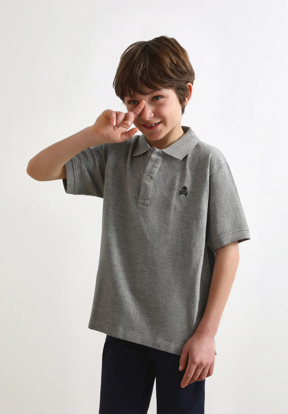 Polo Sc Kids Básico Calavera