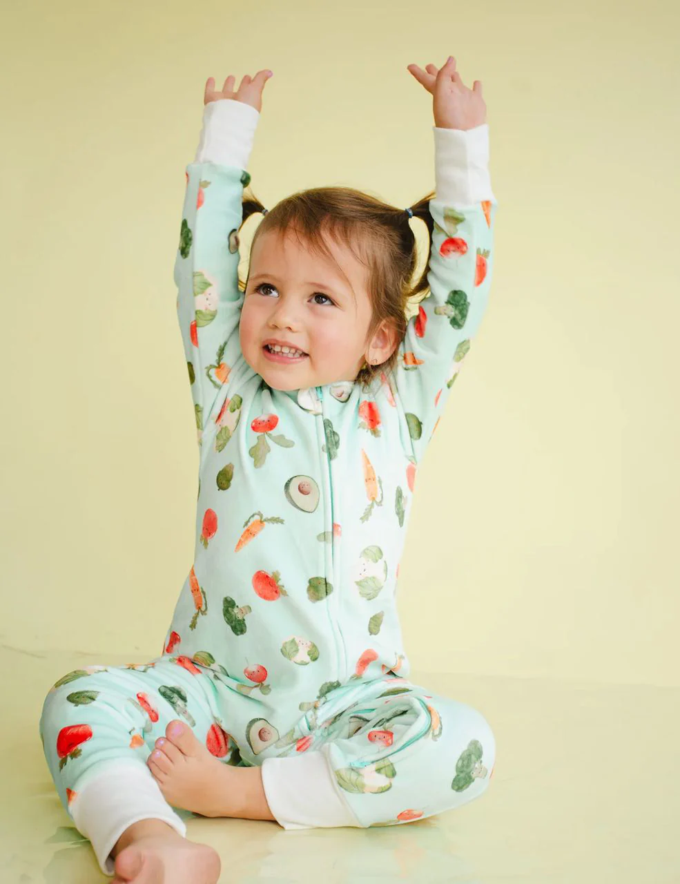Sleeper Romper Termica Festa Veggie Green - Image 2