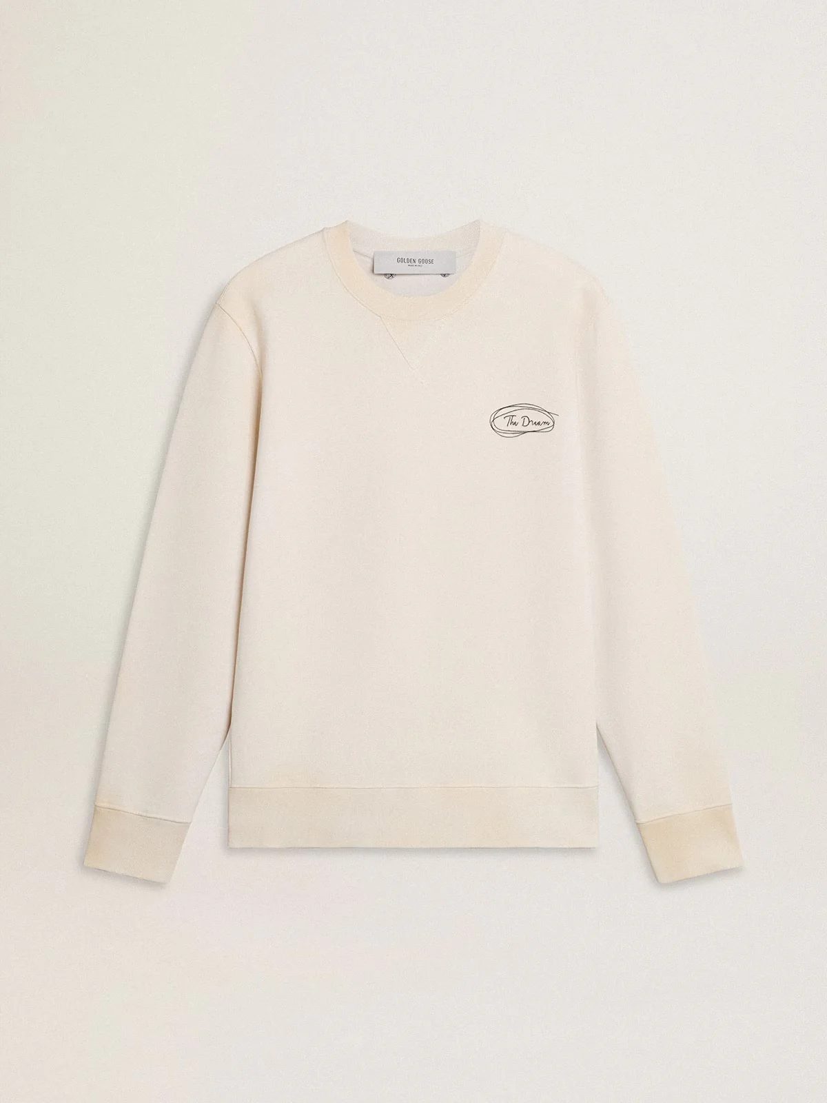 Jersey Crew Neck Fleece Letter