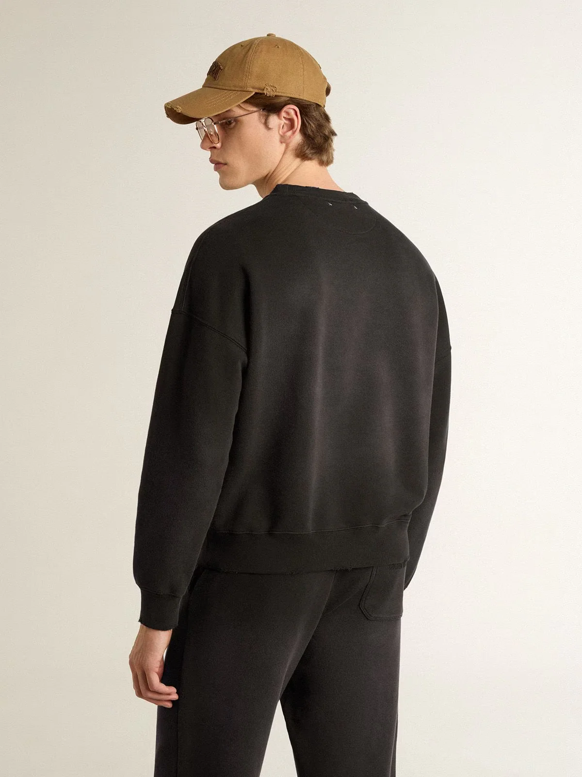 Sweater Journey Crew Neck Dyed Bleaching Effect - Image 5