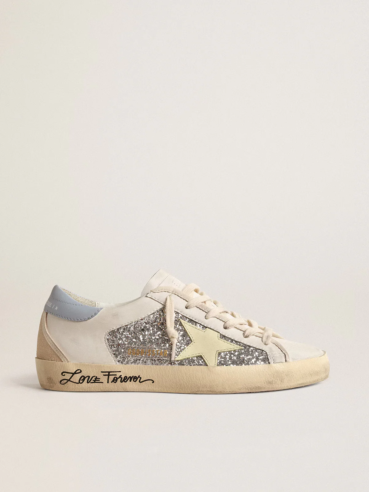 Tenis Golden Goose Super Star Glitter Mujer