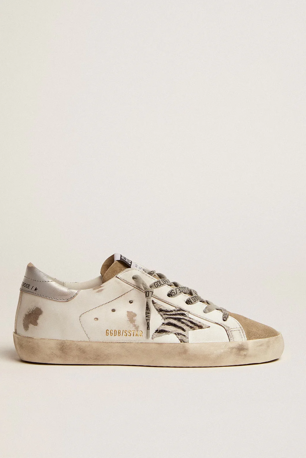 Tenis Golden Goose Super Star Leather Zebra Horsy Mujer