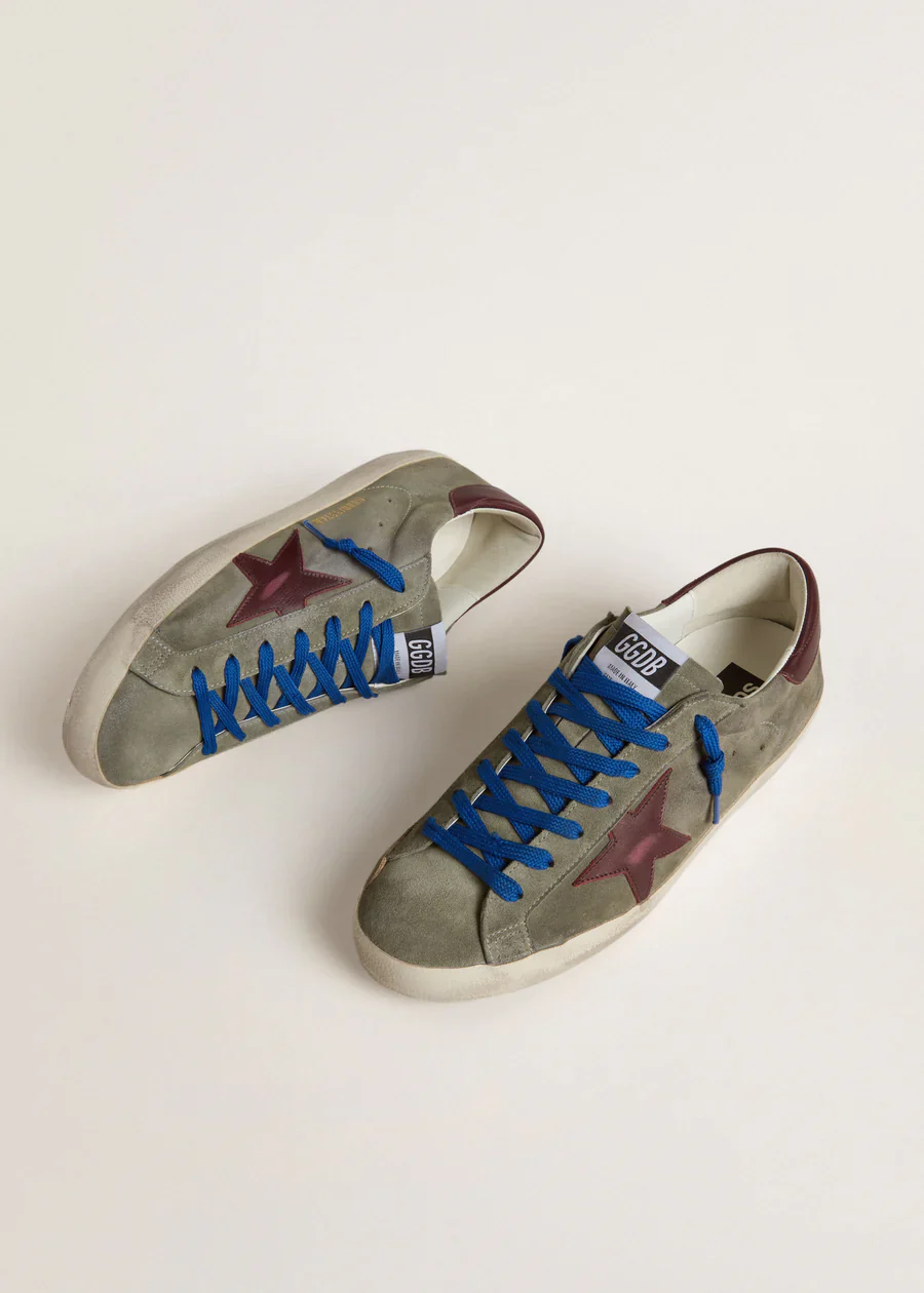 Tenis Golden Goose Super Star Suede Leather Star Hombre - Image 2