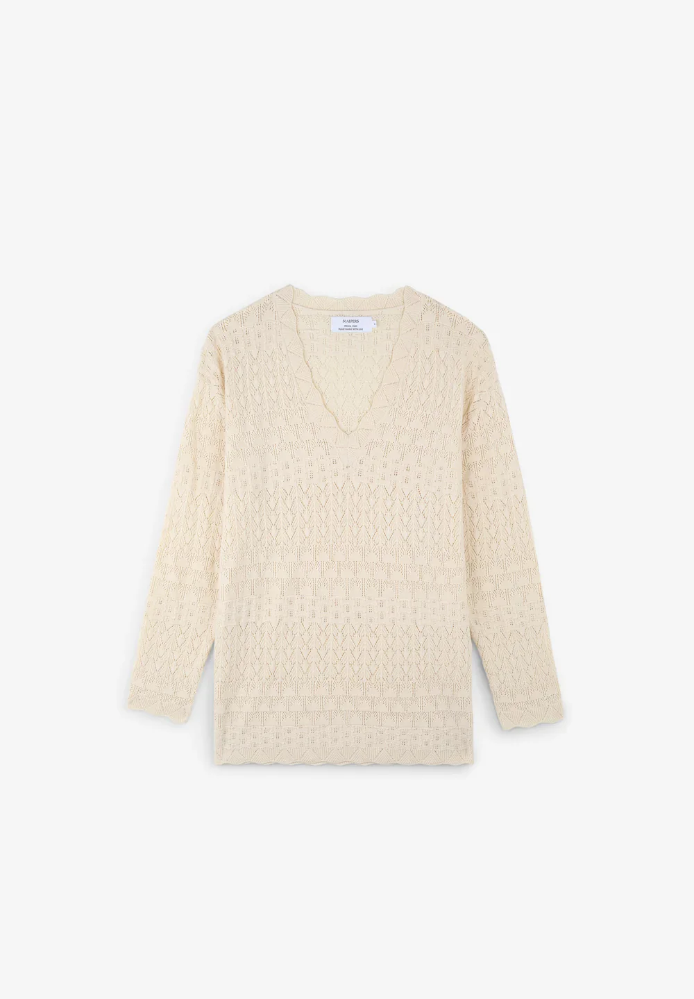 Sweater Pointelle Long