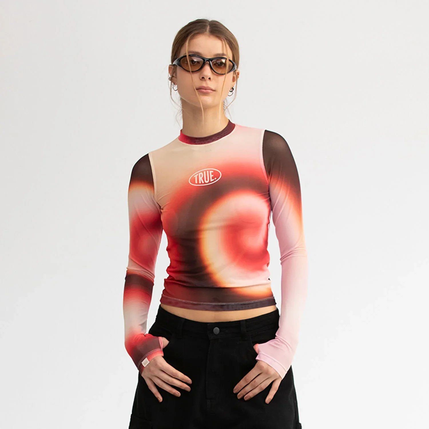 T-Shirt Gradient Mesh Mujer - Image 2