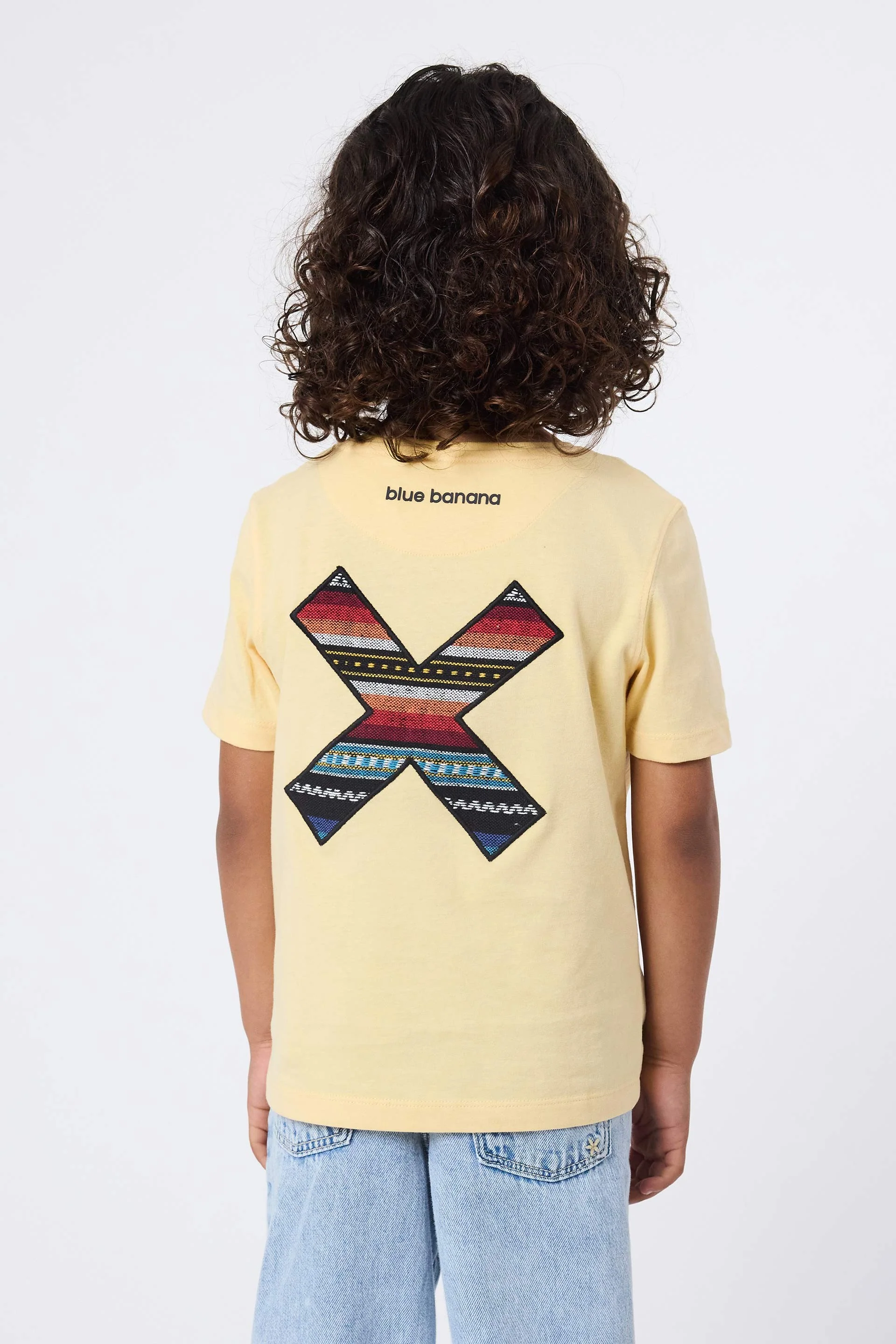 T-Shirt Kids Classic Light Yellow - Image 4