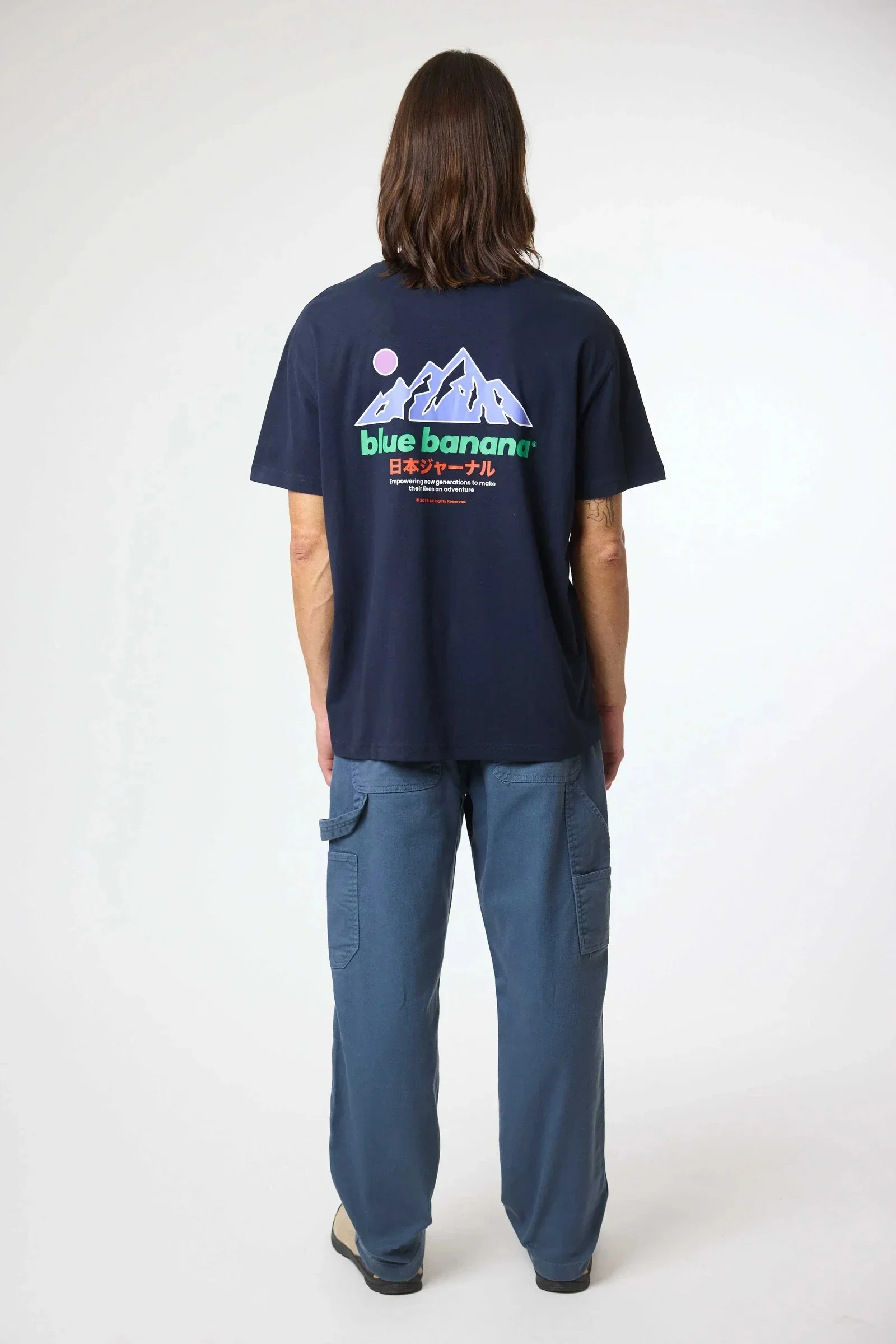 T-Shirt Ontake Navy - Image 4