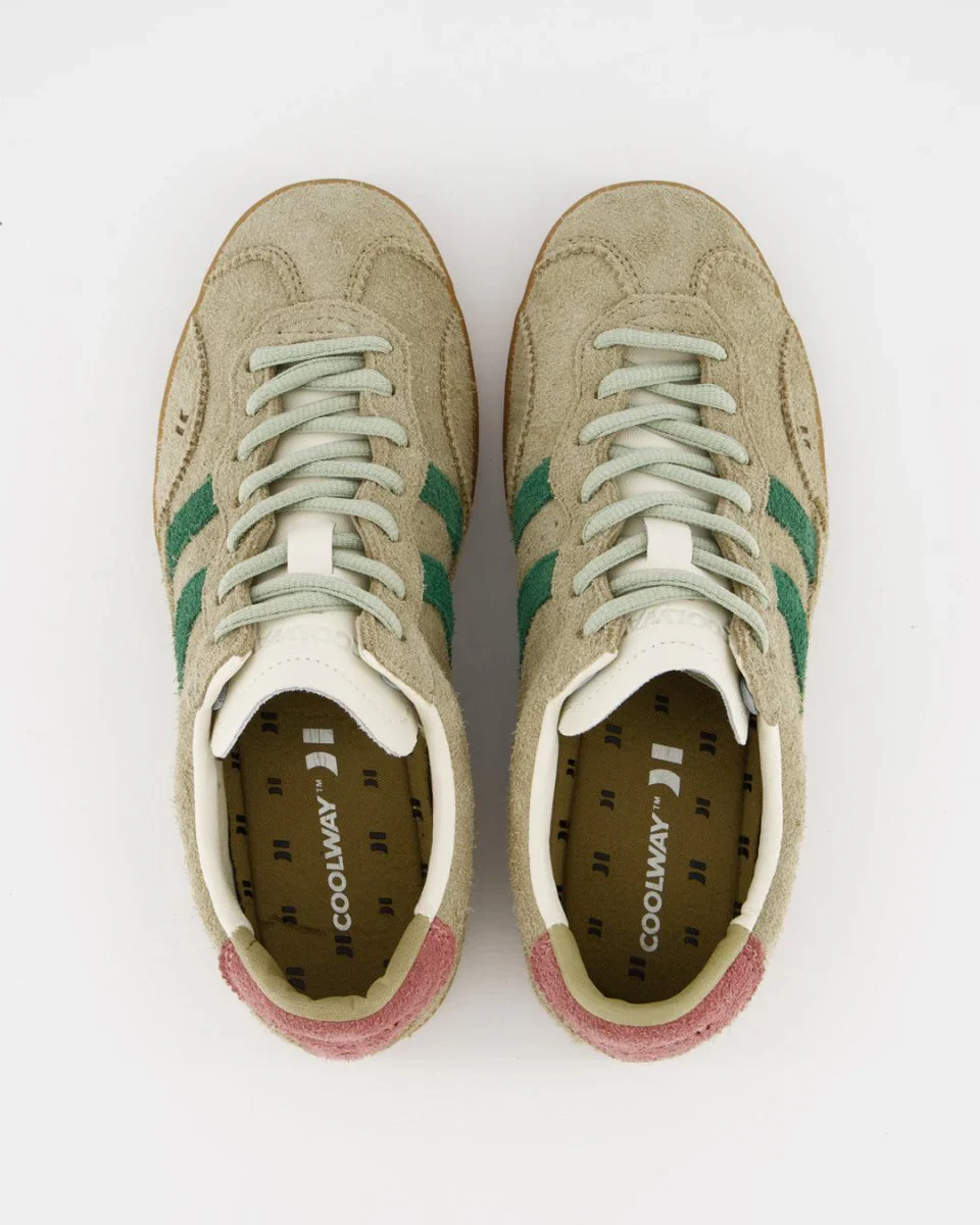 Tenis Coolway De Mujer Kizuna Green Taupe - Image 4