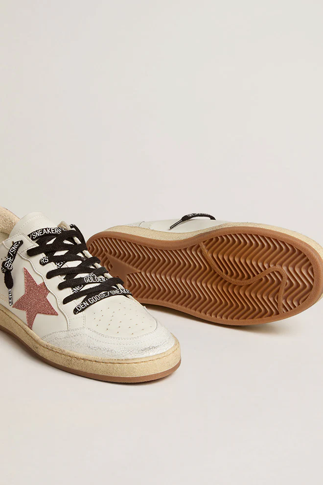Tenis Golden Goose  Ball Star Leather Upper Mujer - Image 3