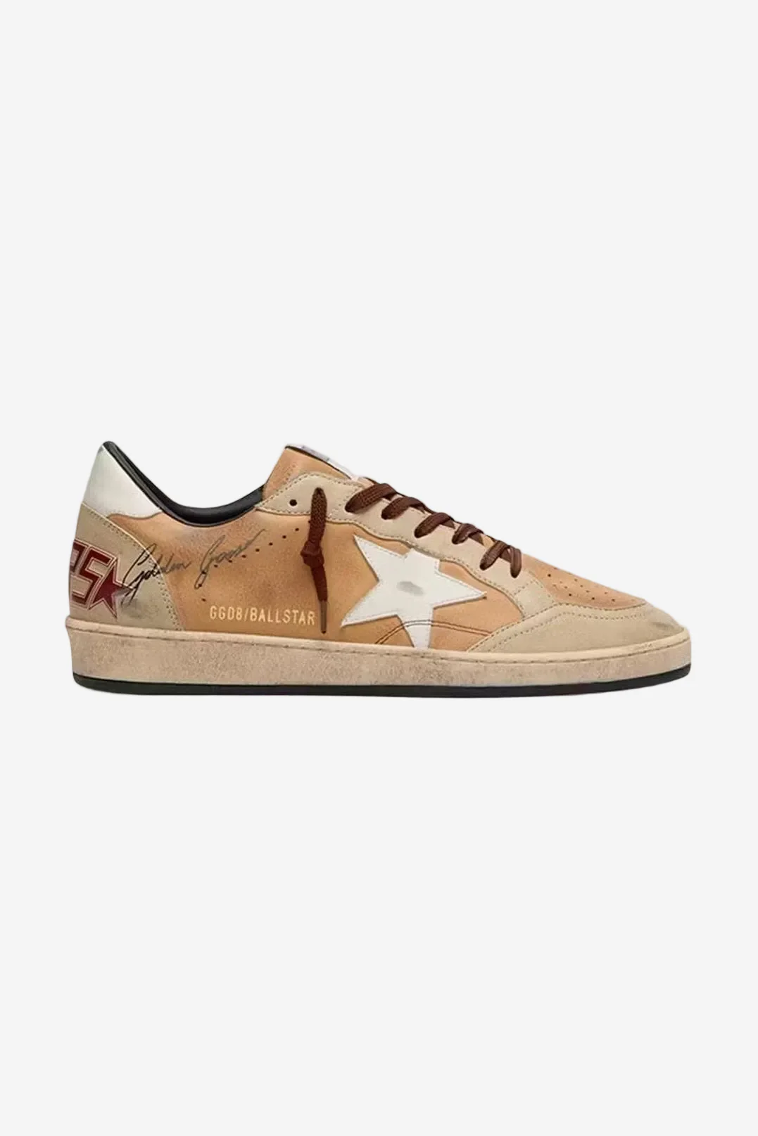 Tenis Golden Goose Ballstar Nabuk Leather Star And Heel Hombre