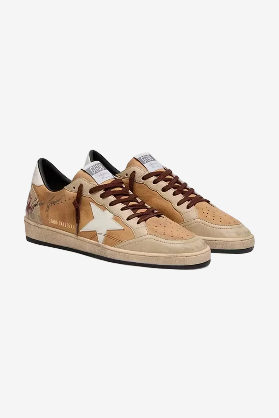 Tenis Golden Goose Ballstar Nabuk Leather Star And Heel Hombre - Image 2