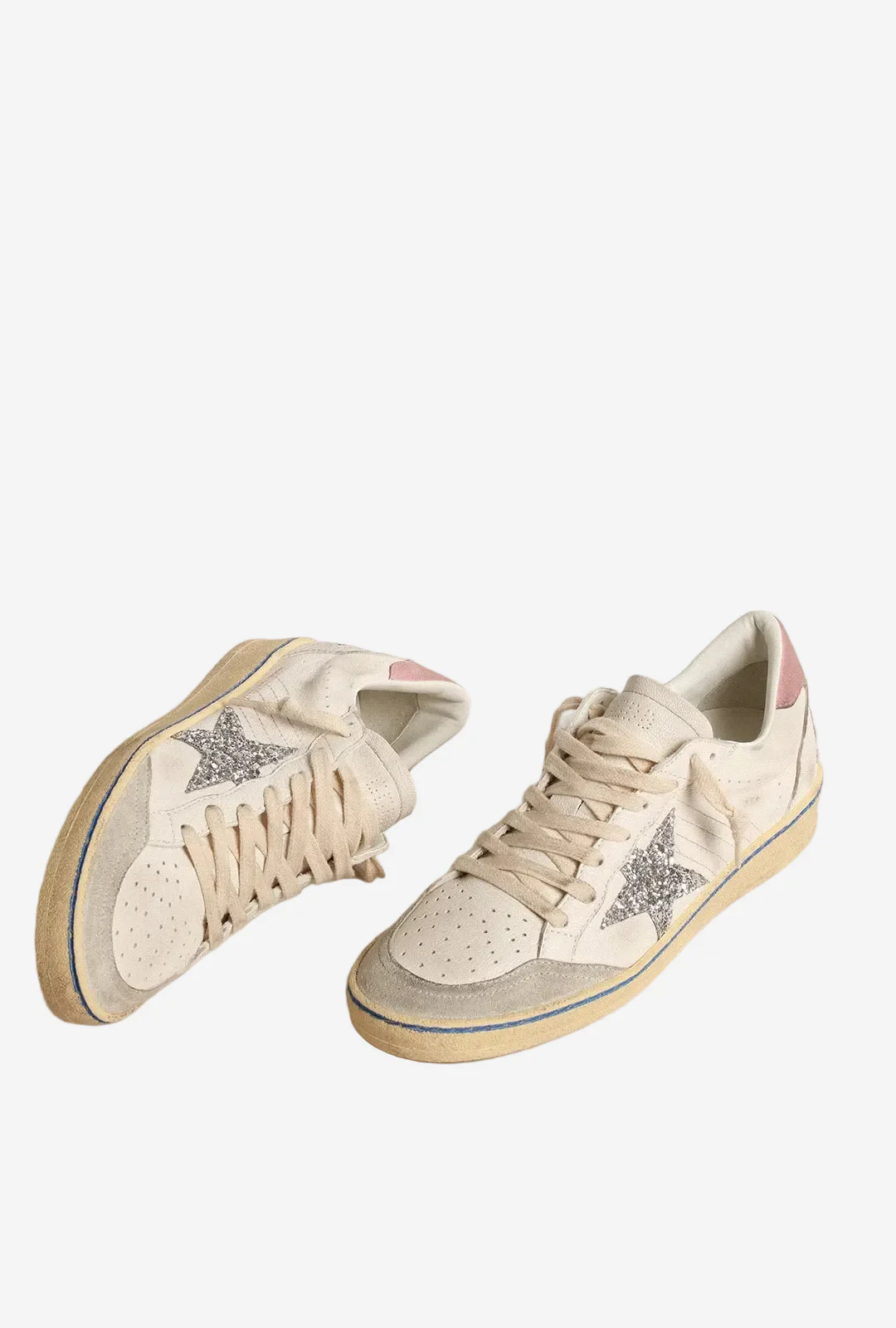 Tenis Golden Goose Ballstar Nappa Glitter Star Mujer - Image 2